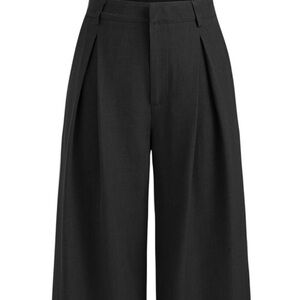 Cider Wide-Leg Black Trousers